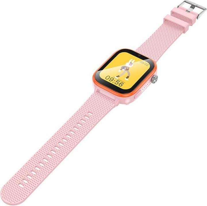 Actual product image Hoco Headphone with microphone smartwatch for kids with call function 4G Y101 pink (4G)