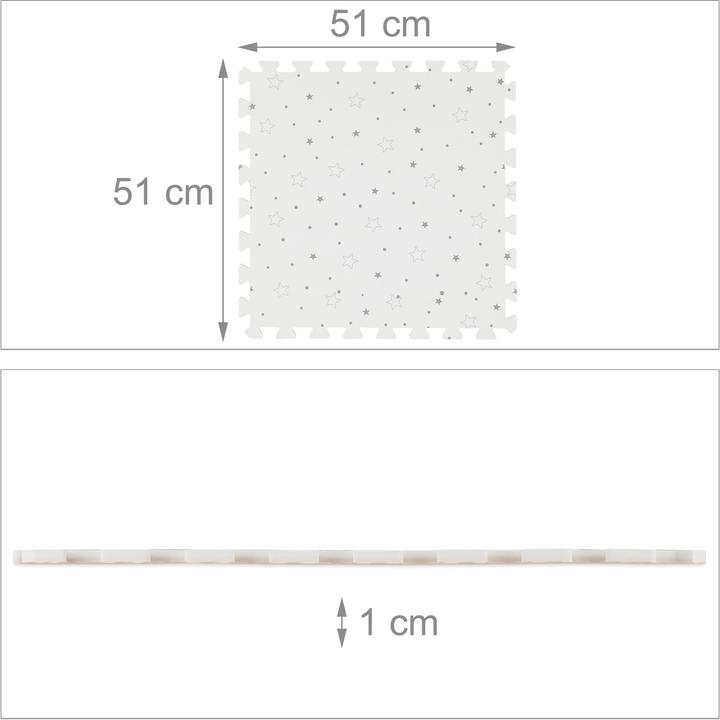Actual product image Relaxdays Puzzle mat (51 x 51 x 1 cm)