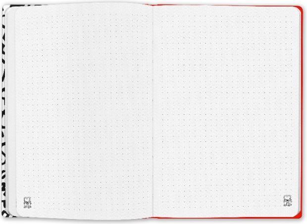 Actual product image Caran d'Ache Keith Haring Notizbuch Sonderedition (A5, Checked, Hardcover)