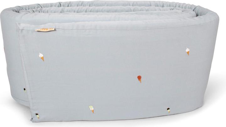 Image du produit Filibabba Couvre-lit - Design d'été cool brodé - Bleu perle (340 cm, 4 cm)