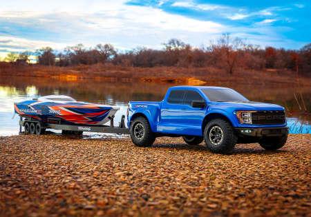 Image du produit Traxxas BOAT SPARTAN SR 1037mm 1:10 EP RTR ORANGE TQi 2.4GHz SANS chargeur et SANS accu