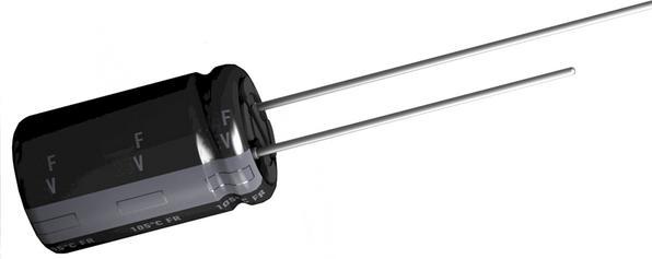 Immagine prodotto Panasonic Condensatore elettrolitico, radiale, 6800uF, 1,7mA, 25V, 2,04A