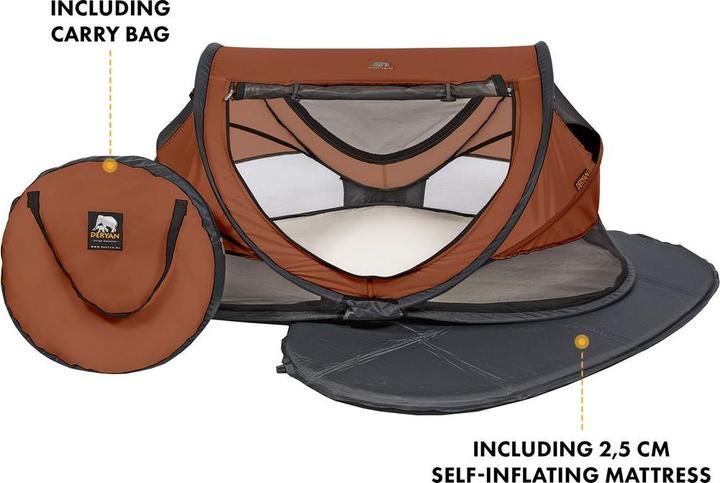 Actual product image Deryan Travel Cot and Play Tent Peuter Luxe