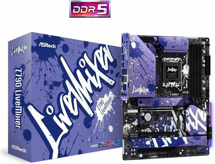 AsRock Z790 Live Mixer (LGA 1700, Intel Z790, ATX)