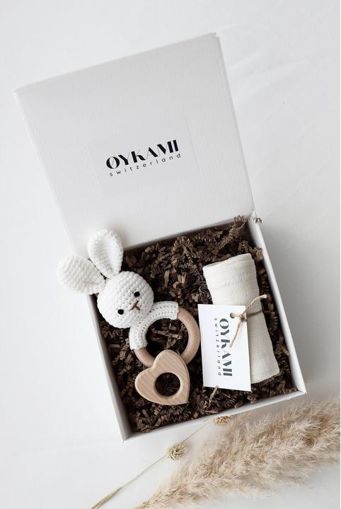 Produktbild Oykami Baby Geschenkbox "Sizilien" Hase - Weiss