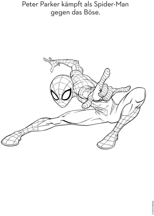Actual product image Spider-Man: Superhero colouring fun