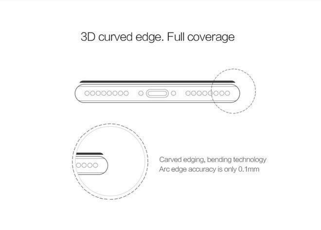 Produktbild Nillkin 3D CP+ MAX Series Schutzglas (1 Stück, Apple iPhone 8 Plus, Apple iPhone 7 Plus)