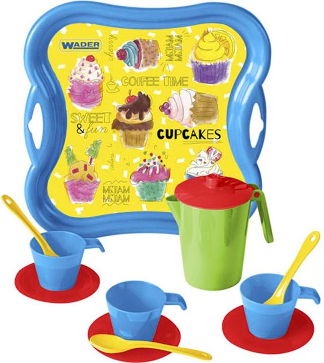 Image du produit Magni Wader 24120 Coffee Time Service de café et de thé pour 3 personnes sur un plateau, à partir de
