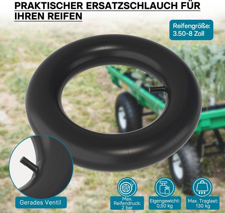 Image du produit Wiltec Chambre à air standard pour petit pneu grandeur size 3.50-8