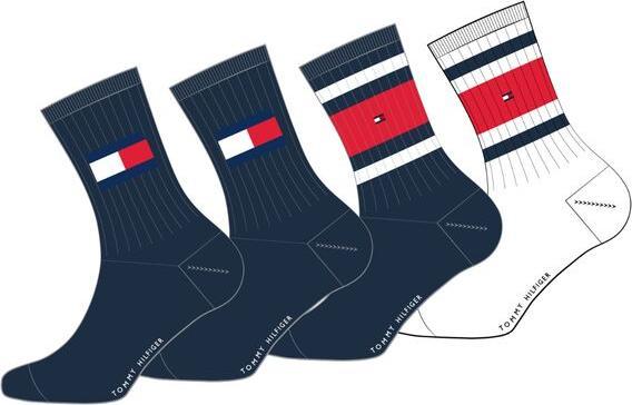 Produktbild Tommy Hilfiger Flag & Sport Stripe (4er Pack, 31 - 34)