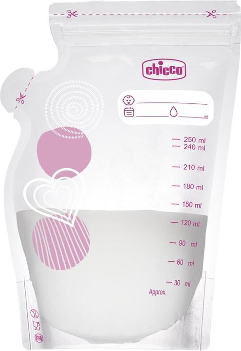 Actual product image Chicco Sacchetto Per Latte Materno -30pz