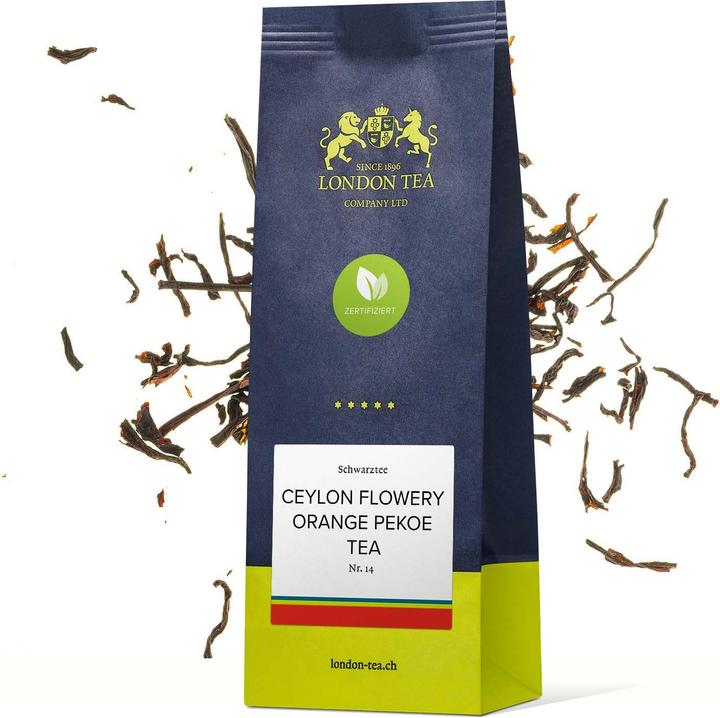 Immagine prodotto London Tea Tè Ceylon Fiorito Orange Pekoe Biologico (80 g)