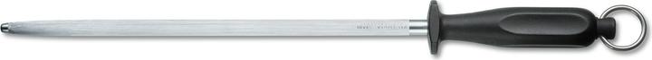 Victorinox Erwachsene Schärfen Metzgerstahl 30 cm rund Nylongriff Schustermesser, weiss