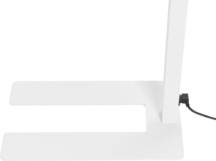Actual product image Beliani Floor lamp LED metal white 194 cm rectangular SAGITTA (11200 lm)