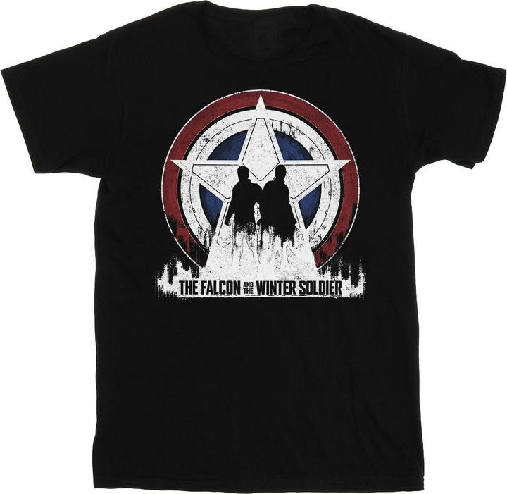 Image du produit - T-shirt THE FALCON AND THE WINTER SOLDIER STAR SILHOUETTES - Homme (XL)