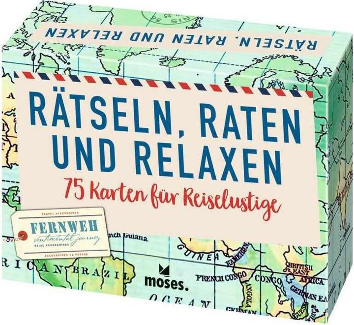 Actual product image MOS55050 - Riddles, guessing and relaxing, quiz game, 1+ players, ages 12+ (DE edition) (German)