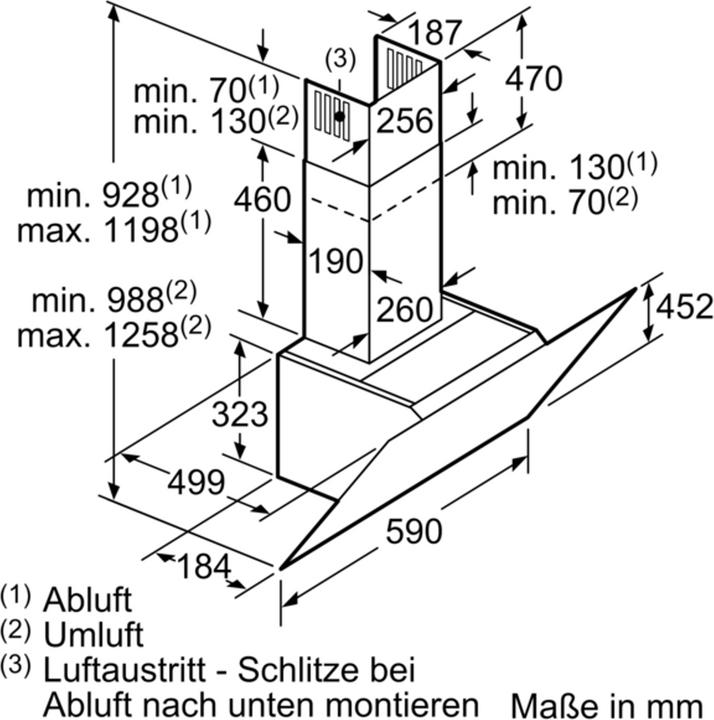 Produktbild Bosch Hausgeräte DWK67CM60 (Wandhaube)