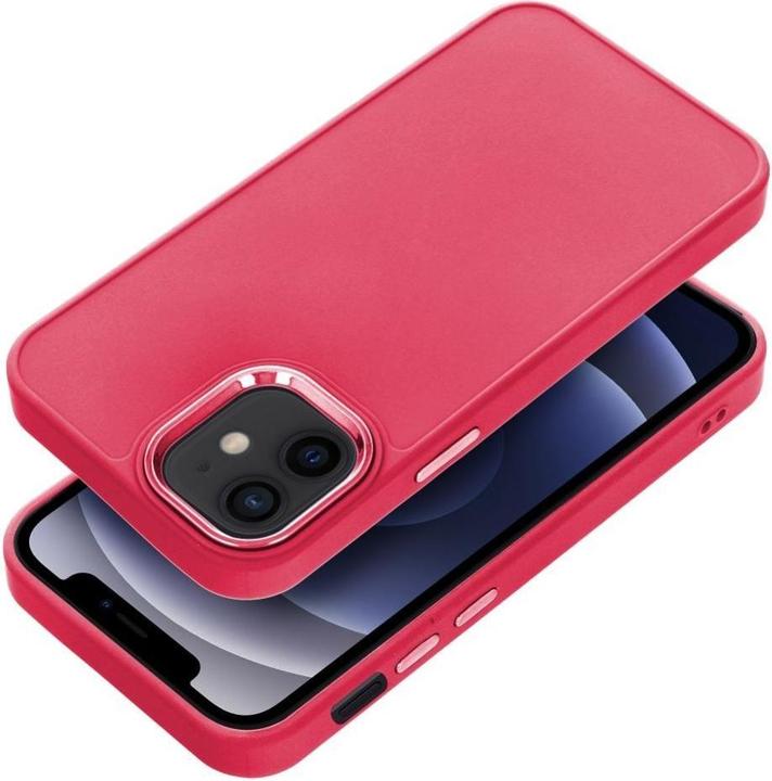Produktbild OEM Back panel cover FRAME Case for IPHONE 12 Mini magenta (Apple iPhone 12 mini)