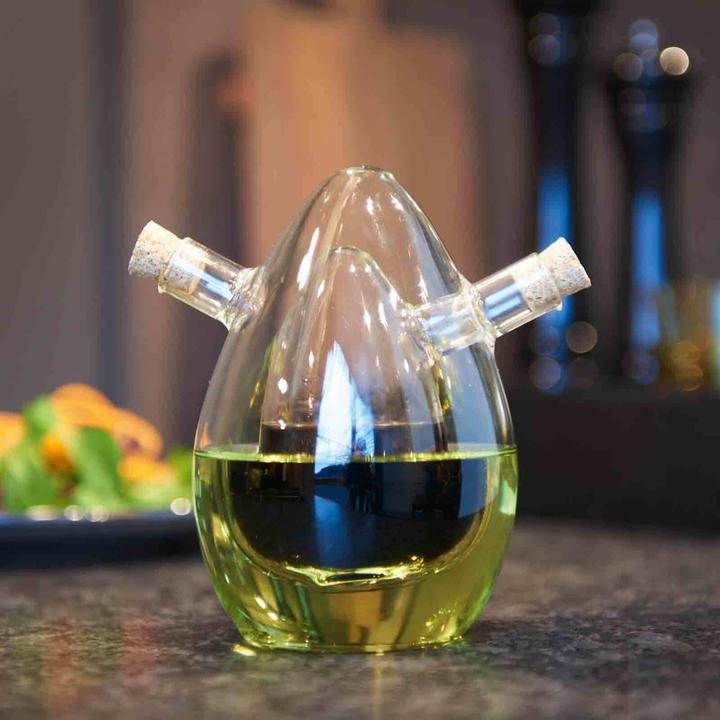 Immagine prodotto Leonardo Distributore di olio e aceto Cucina 2 in 1 ovale (0.64 ml)