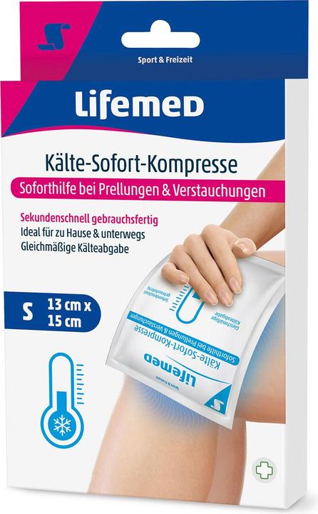 Actual product image Lifemed Instant cold compress for travelling & sports, set of 20 (20 x)