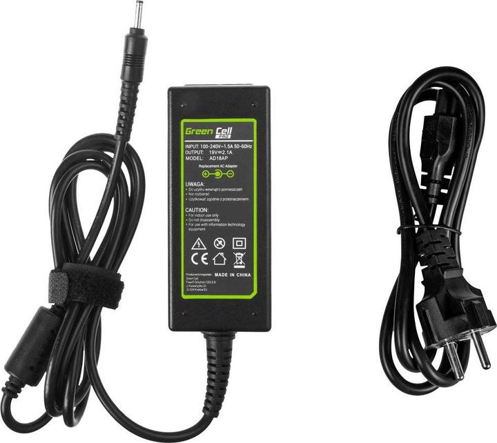 Productafbeelding GreenCell PRO Laptop Oplader voor Samsung 530U 940X5J serie 7 - 19V - 2.1A - 40W (40 W)