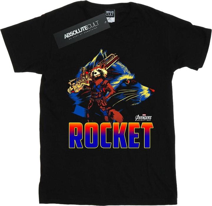 Avengers Infinity War Rocket Charakter TShirt