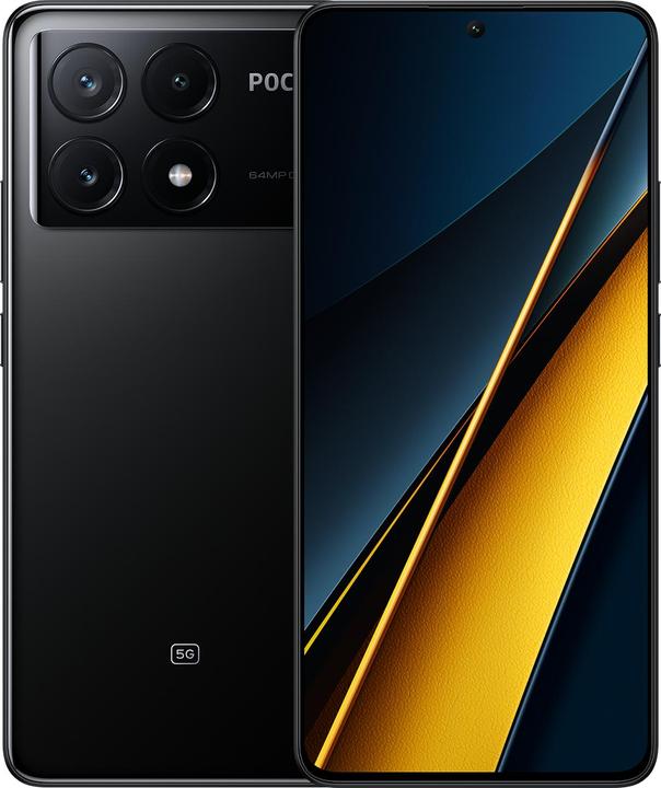 Xiaomi Poco X6 Pro (512 GB, Black, 6.67", Dual SIM, 64 Mpx, 5G)