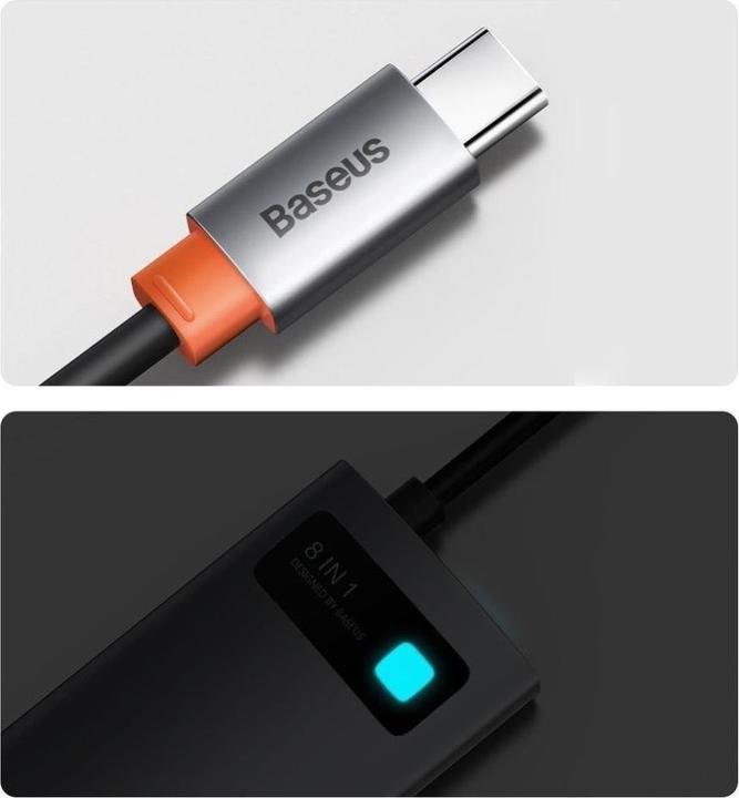 Produktbild Baseus Metal Gelam Series (USB-C, 8 Ports)