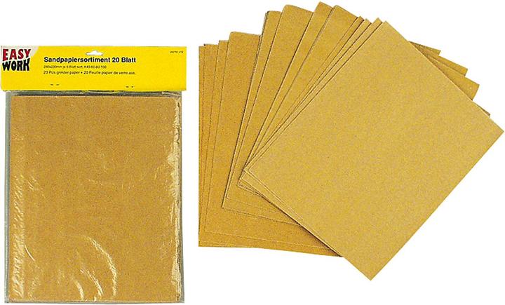 Easy Work Sandpapiersatz (40, 60, 80, 100)