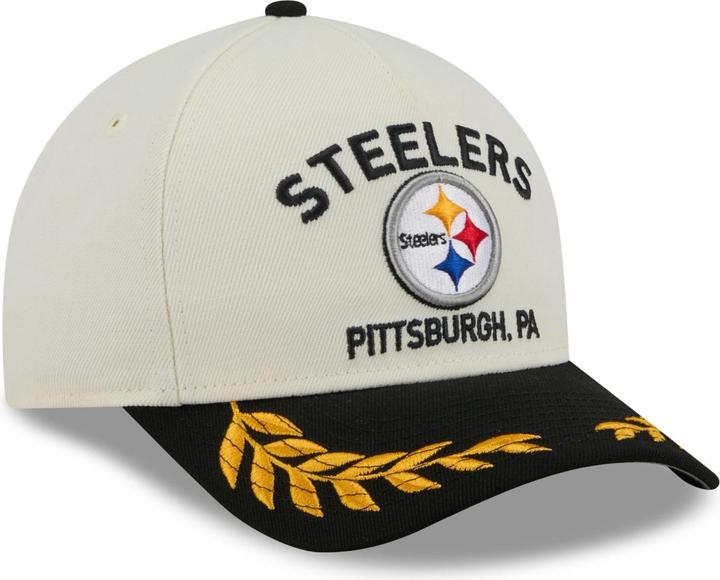 Actual product image New Era 9Forty M-Crown Cap 2025 Draft Pittsburgh Steelers