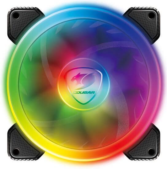 Actual product image Cougar Gaming VORTEX RGB SPB 120 Cooling Fan Computer Case Cooler 12 cm Black
