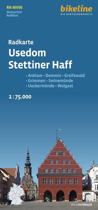 Produktbild Radkarte Usedom, Stettiner Haff (RK-MV06)