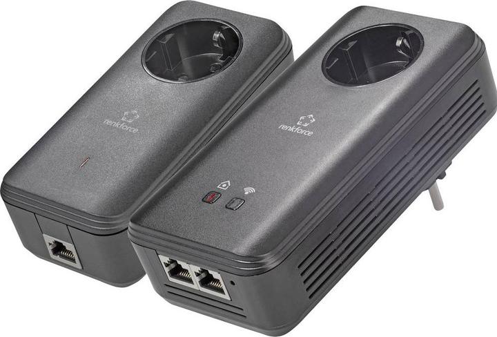 Renkforce Powerline WLAN Starter Kit 1.2 Gbit/s PL1200D WiFi (1200 Mbit/s)