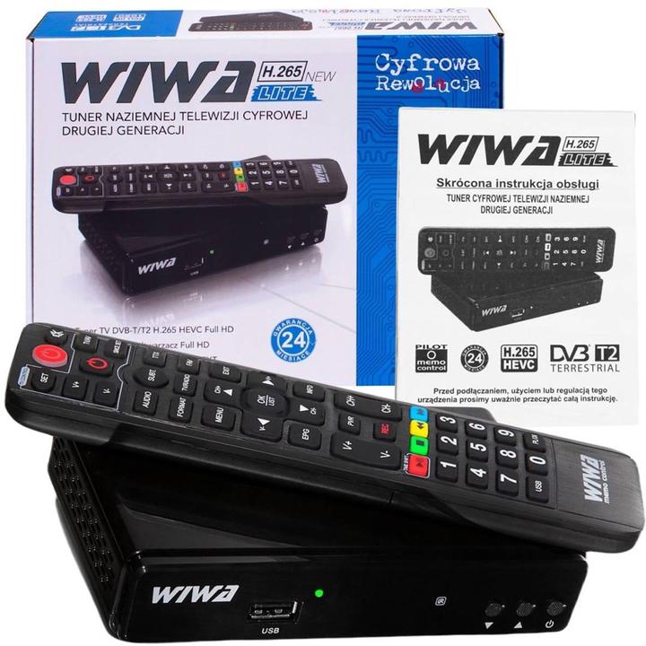 Immagine prodotto Wiwa SINTONIZZATORE DVB-T/T2 H.265 LITE (DVB-T, DVB-T2)