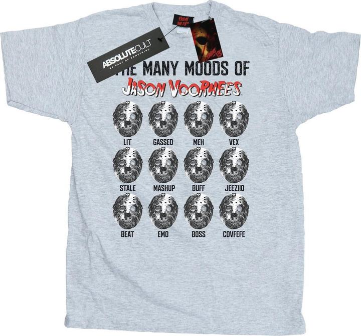 Immagine prodotto Absolute Cult The Many Moods Of Jason Voorhees Maglietta Uomo (3XL)