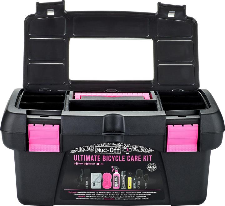 Immagine prodotto Muc-Off Kit Bicicletta Ultimate (1800 ml, Pulitore per biciclette, Detergente per catena, Lubrificante universale, Spugna, Set di cura)