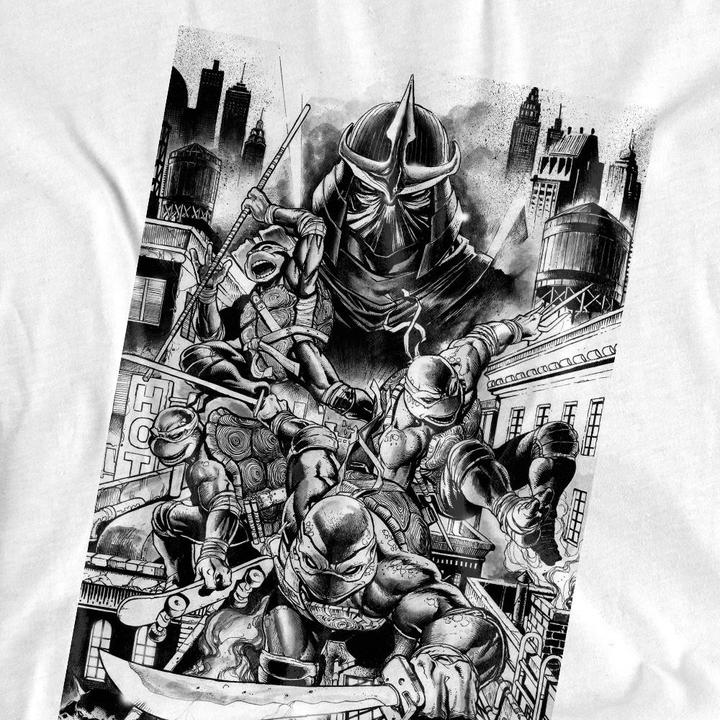Actual product image Teenage Mutant NT Unisex Adult Take Down Shredder T-Shirt (XL)