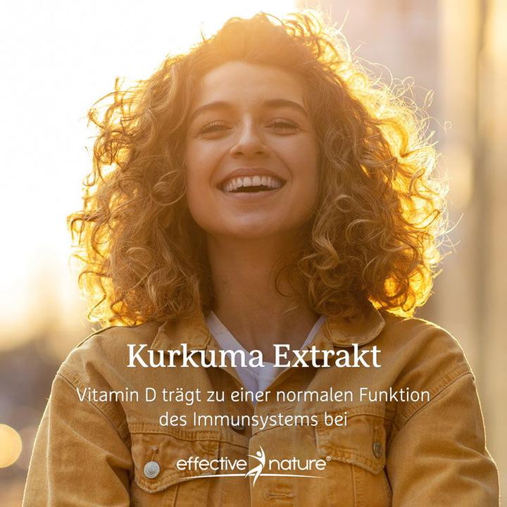Image du produit Effective Nature Extrait de curcuma avec vitamine D3 (1 pièce(s), Gouttes)