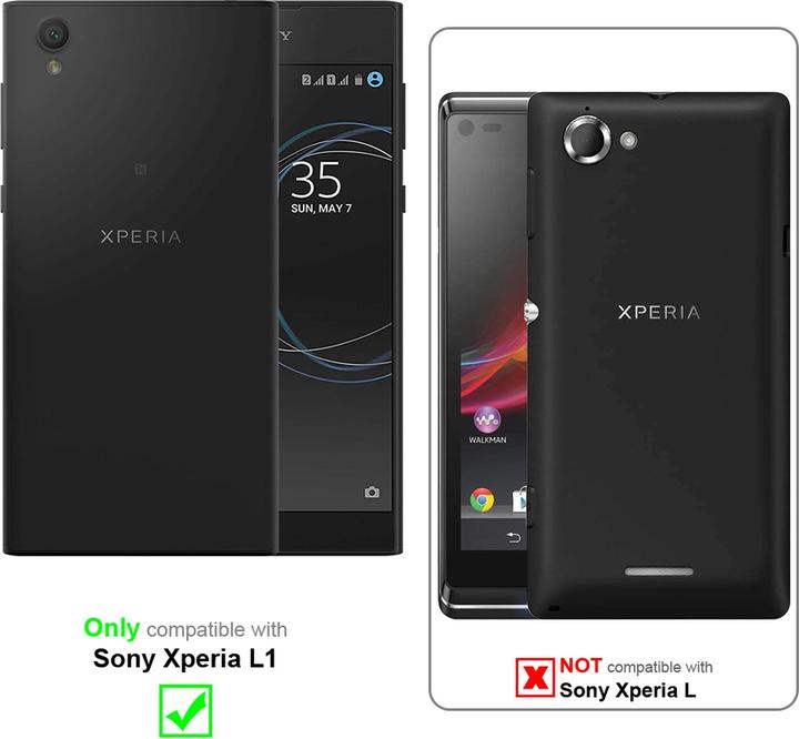 Productafbeelding Cadorabo Boek Onzichtbare Magneethoes (Sony Xperia L1)