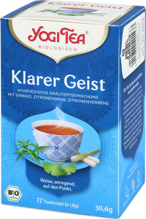 Immagine prodotto Yogi Tea Miscela di tisane ayurvediche Clear Mind, 17 bustine filtranti (30.60 g)