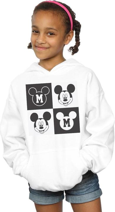Produktbild Disney Mickey Mouse Smiling Squares Kapuzenpullover Mädchen (140, 146)