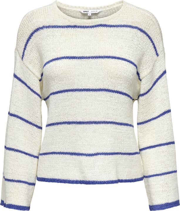 Only ONLGEENA 7/8 STRIPE O-NECK KNT