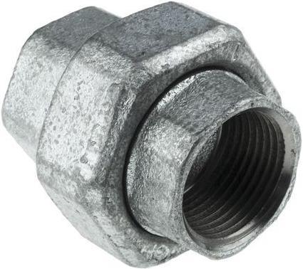 Actual product image Georg Fischer Galvanised equal union,1 1/4in BSPP F-F