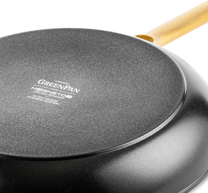 Immagine prodotto Greenpan Padelle in ceramica PADOVA Black 20 + 24 + 28 cm (28 cm, Casseruola con manico, Alluminio)