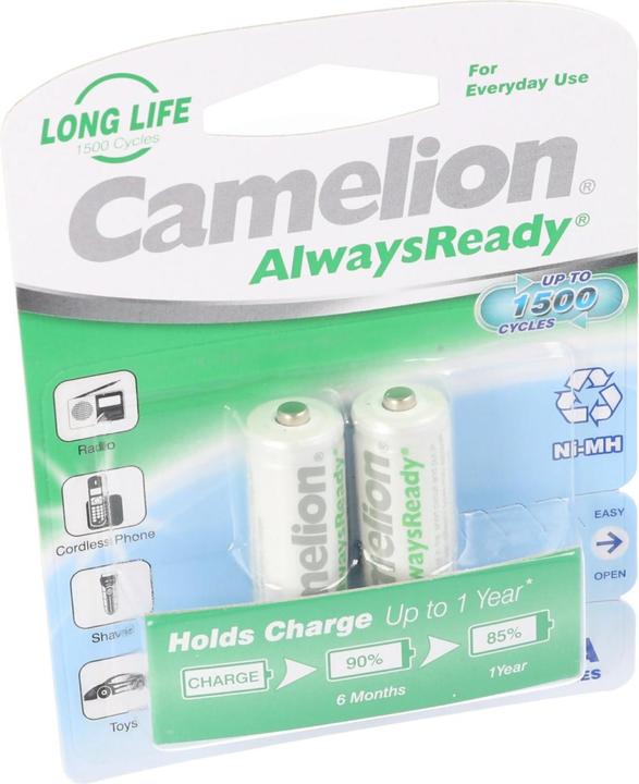 Produktbild Camelion Akku AA, Mignon LR6, HR6, in 2er Blisterverpackung (2 Stk., AA, 800 mAh)
