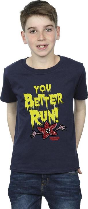 Produktbild Netflix Stranger Things You Better Run TShirt Jungen (140, 146)