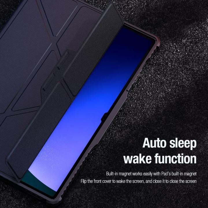 Actual product image Nillkin Bumper Leather Case Pro case for Samsung Galaxy Tab S9 Ultra - black (Samsung Galaxy Tab S10 Ultra)