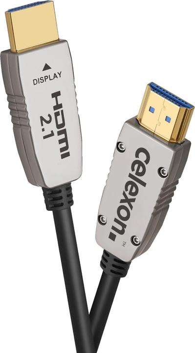 Actual product image Celexon UHD Optical Fibre HDMI 2.1 8K Active Cable 10m, black (10 m, HDMI)