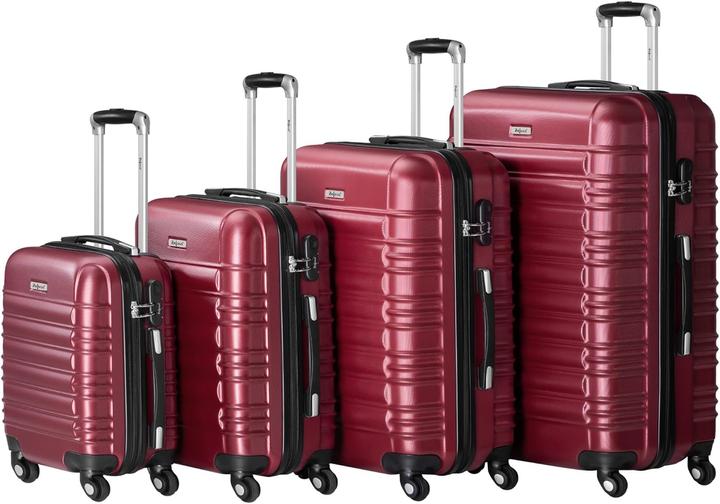 Immagine prodotto Zelsius 4-tlg. Hartschalenkoffer Set (Bagaglio a mano (fino a 50 litri), M (50 - 90l), L (90 - 115l))