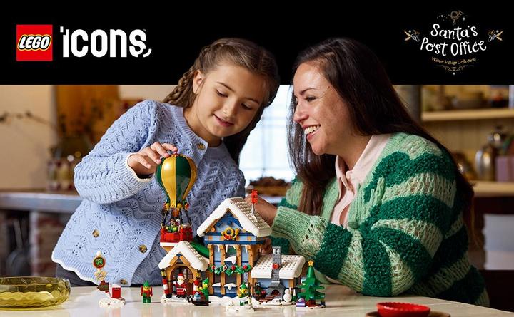 Immagine prodotto LEGO L'ufficio postale di Babbo Natale (10339, LEGO Icons, Set LEGO rari)